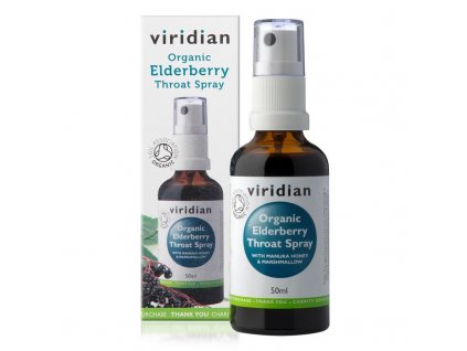 1 elderberry throat spray 50 ml viridian