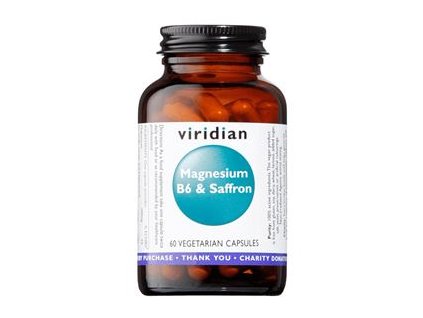 Magnesium B6 & Saffron 60 kapslí, Viridian