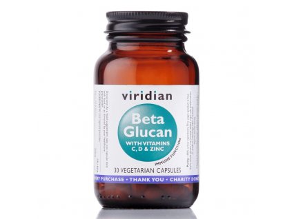 1.beta glucan 30 kapsli viridian biorenesance