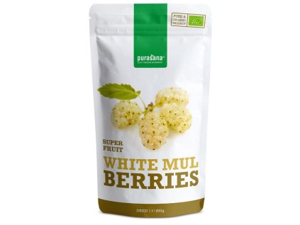1701 white mulberries bio 200g bila moruse