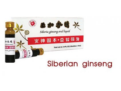 2010 sibirsky zensen eleuterokok ampule 10 x 10 ml