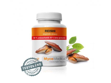 2073 reishi extrakt 50 polysacharidu 90 vege kaps a 500mg mycomedica