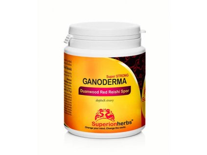 2103 ganoderma duanwood red reishi spor 100 sporovy prasek 90kps superionherbs