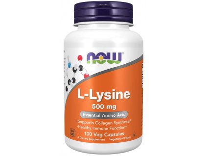 2382 now foods l lysine 500 mg 100 veg kapsli