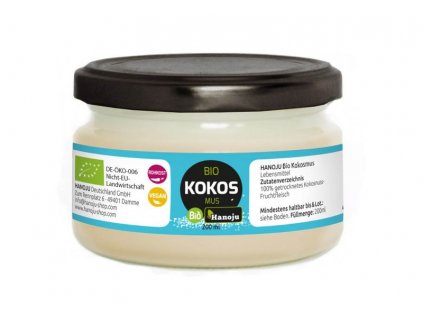 2403 kokosmus kokosove maslo 100 bio panensky 200ml hanoju