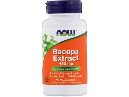 2499 bacopa extrakt 450 mg 90 veg kapsli now foods