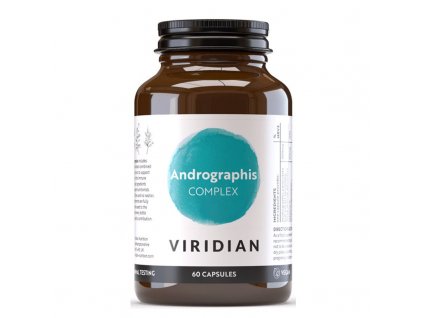 1 andrographis complex 60 kapslí viridian biorenesance cz