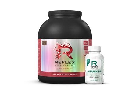100% Native Whey 1,8kg čokoláda + Vitamin D3 100 kapslí ZDARMA (Varianta čokoláda)