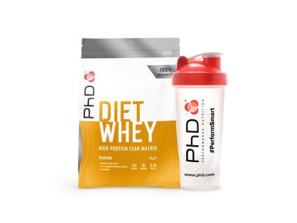 Diet Whey 2 kg banán + šejkr ZDARMA (Varianta banán)