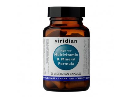 1.high five multivitamin mineral formula 30 kapsli viridian
