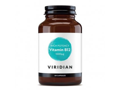 1 high potency vitamin b12 60 kapsli viridian