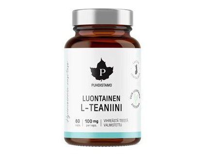 L-Theanine Natural 60 kapslí (Luontainen L-Teaniini)