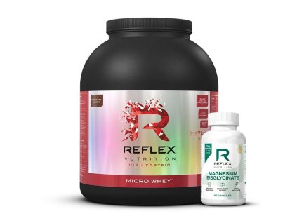 Micro Whey 2,27kg čokoláda + Albion Magnesium 90 kapslí ZDARMA (Varianta banán)