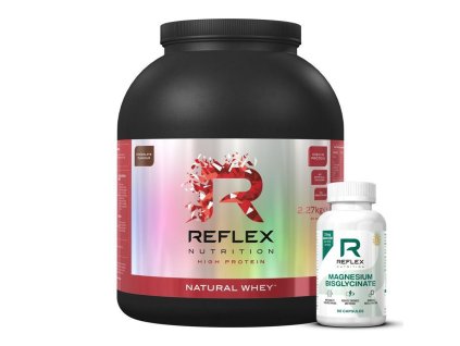 Natural Whey 2,27kg čokoláda + Albion Magnesium 90 kapslí ZDARMA (Varianta čokoláda)