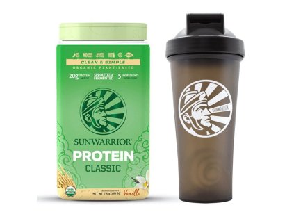 5191 protein classic bio 750g vanilka shaker 700 ml zdarma