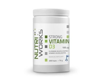 Strong Vitamin D3 2000iu 200 kapslí