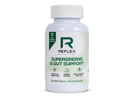 Supergreens and Gut Support 90 kapslí