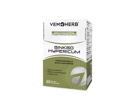 Ginkgo Hypericum 60 kapslí