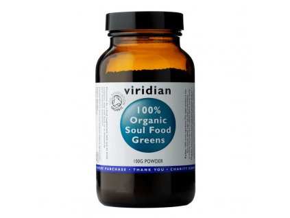 1.soul food greens 100 g organic viridian biorenesance cz