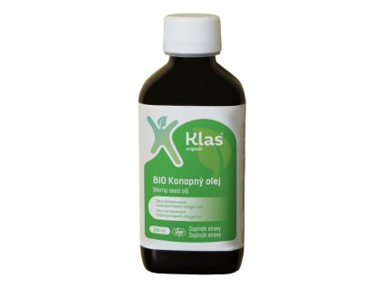 Unios Pharma etikety KLAS BIO Konopny olej 200 ml 160 x 80 mm 2