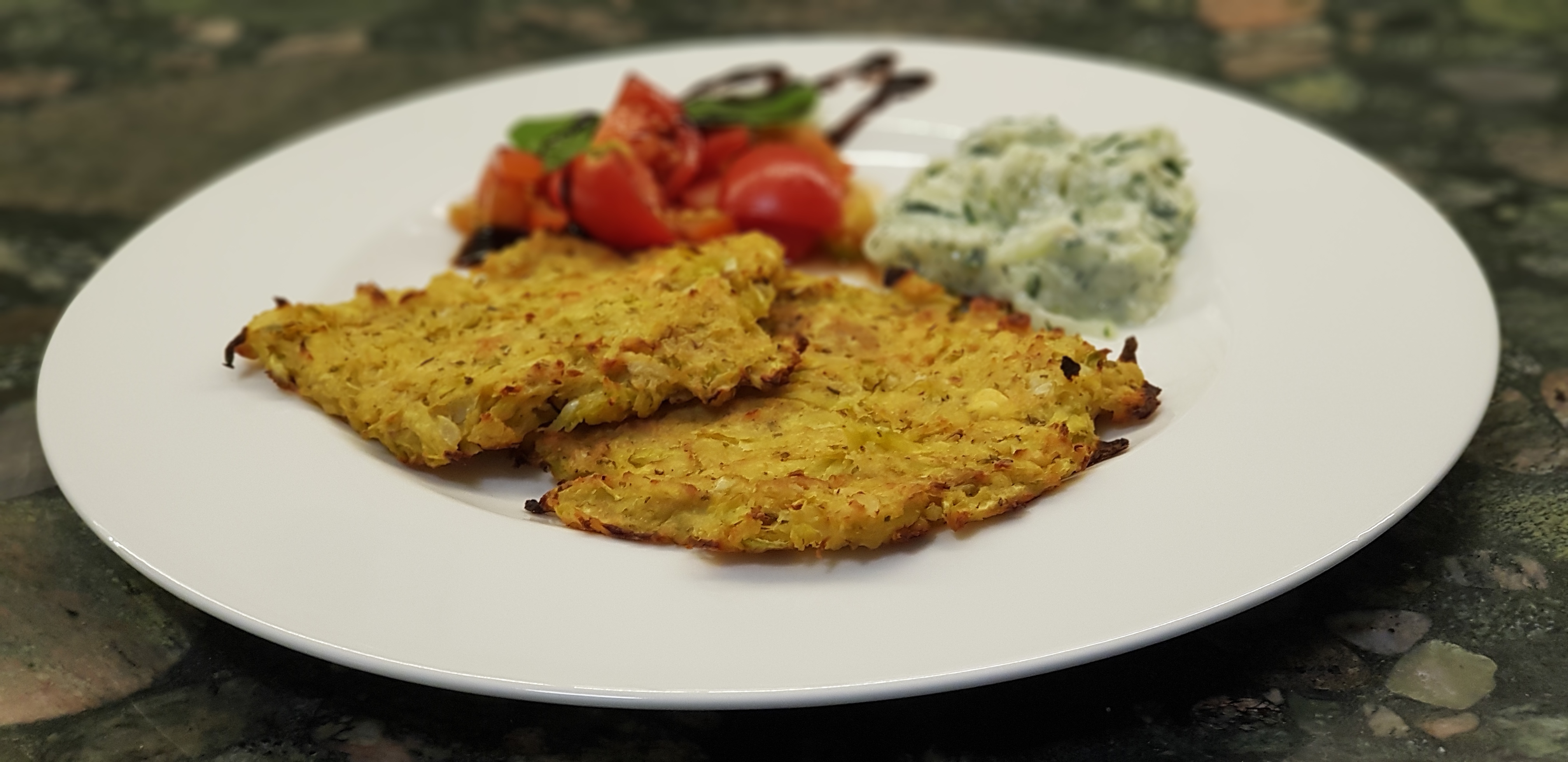 Cuketové pečené placky 