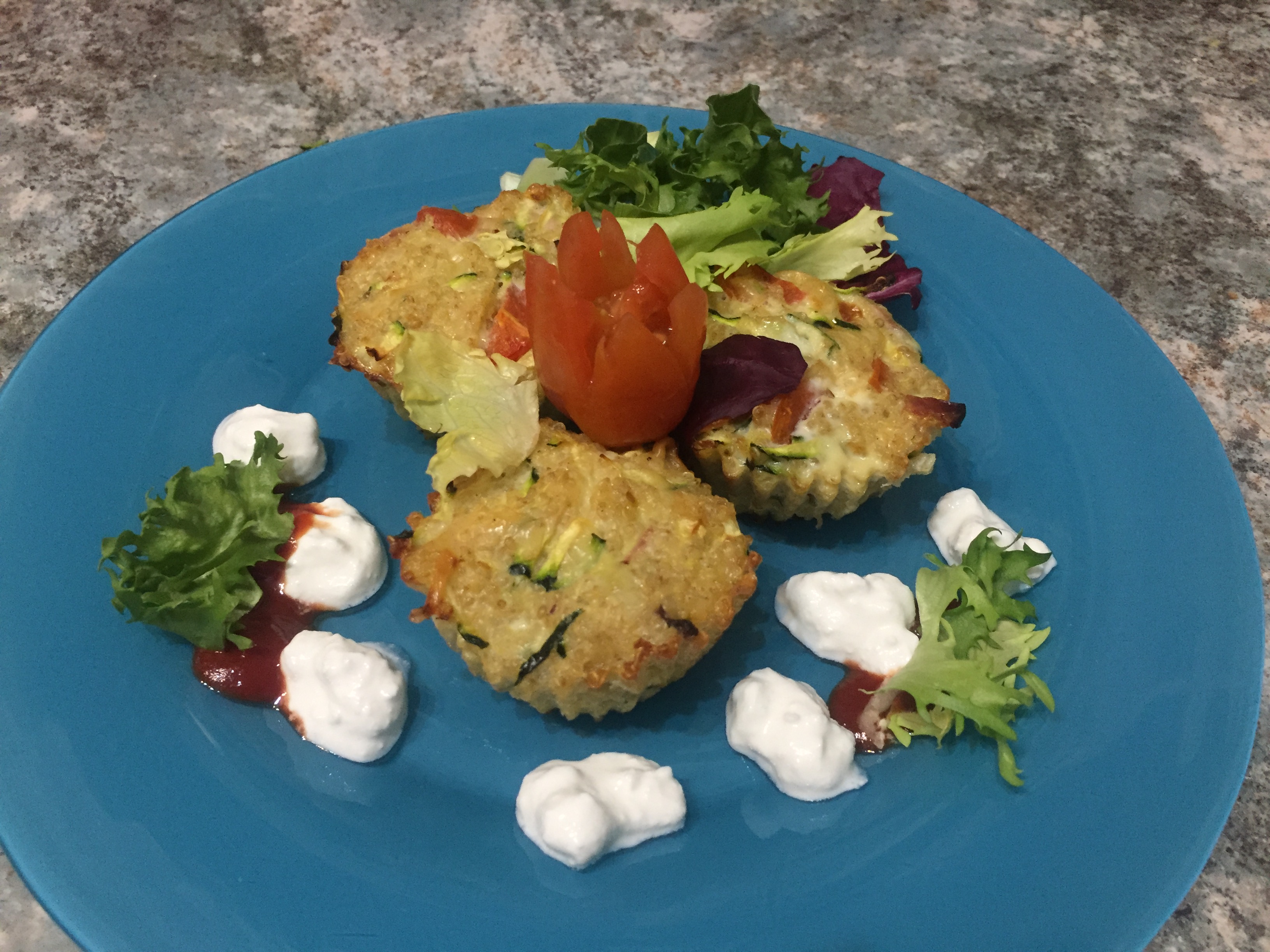 Quinoa slané muffiny