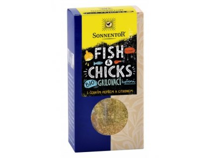 grilovacie korenie na ryby a kura fish chicks 55g