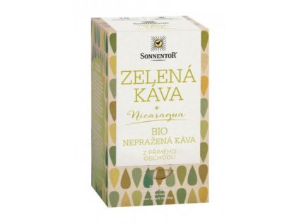 Zelená káva Sonnentor 54g (porciovaná)