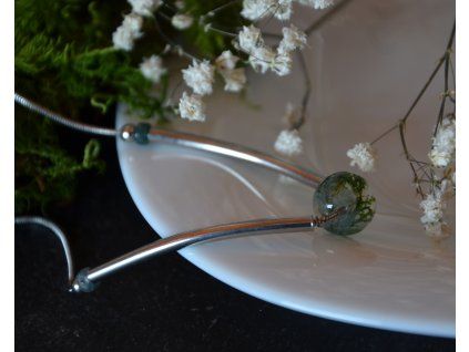 Mechový náhrdelník