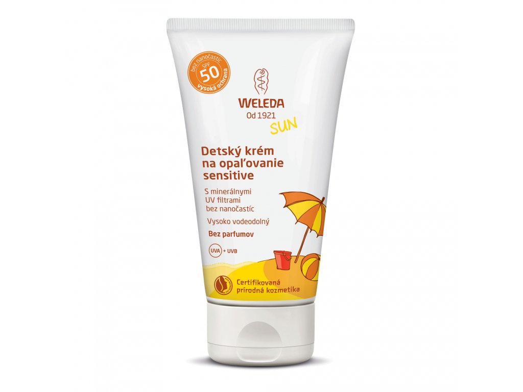 Detský krém na opaľovanie SPF 50 sensitive