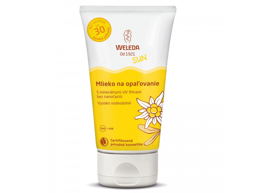 Mlieko na opaľovanie SPF 30