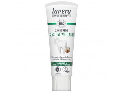 zubna pasta sensitive whitening lavera