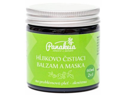 Hĺbkovo čistiaci balzam a maska 2v1 - Aknózna pleť 60ml (Objem 60 ml)