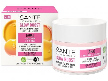 pletovy krem rosy glow boost sante