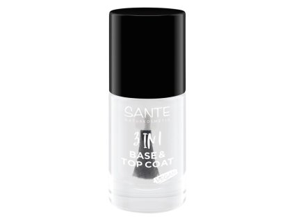 lak na nechty 3v1 base and top coat sante