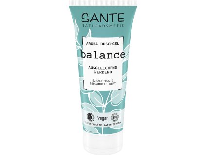 BALANCE AROMA sprchový gél BIO Eukalyptus a Bergamot Sante 200 ml