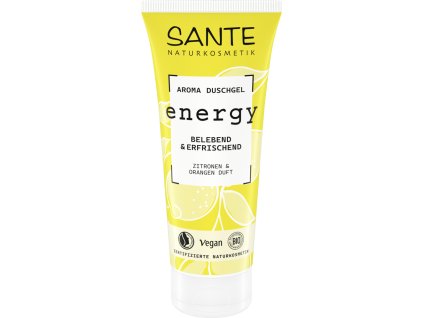 ENERGY AROMA sprchový gél s BIO citrónom a dulou Sante 200 ml