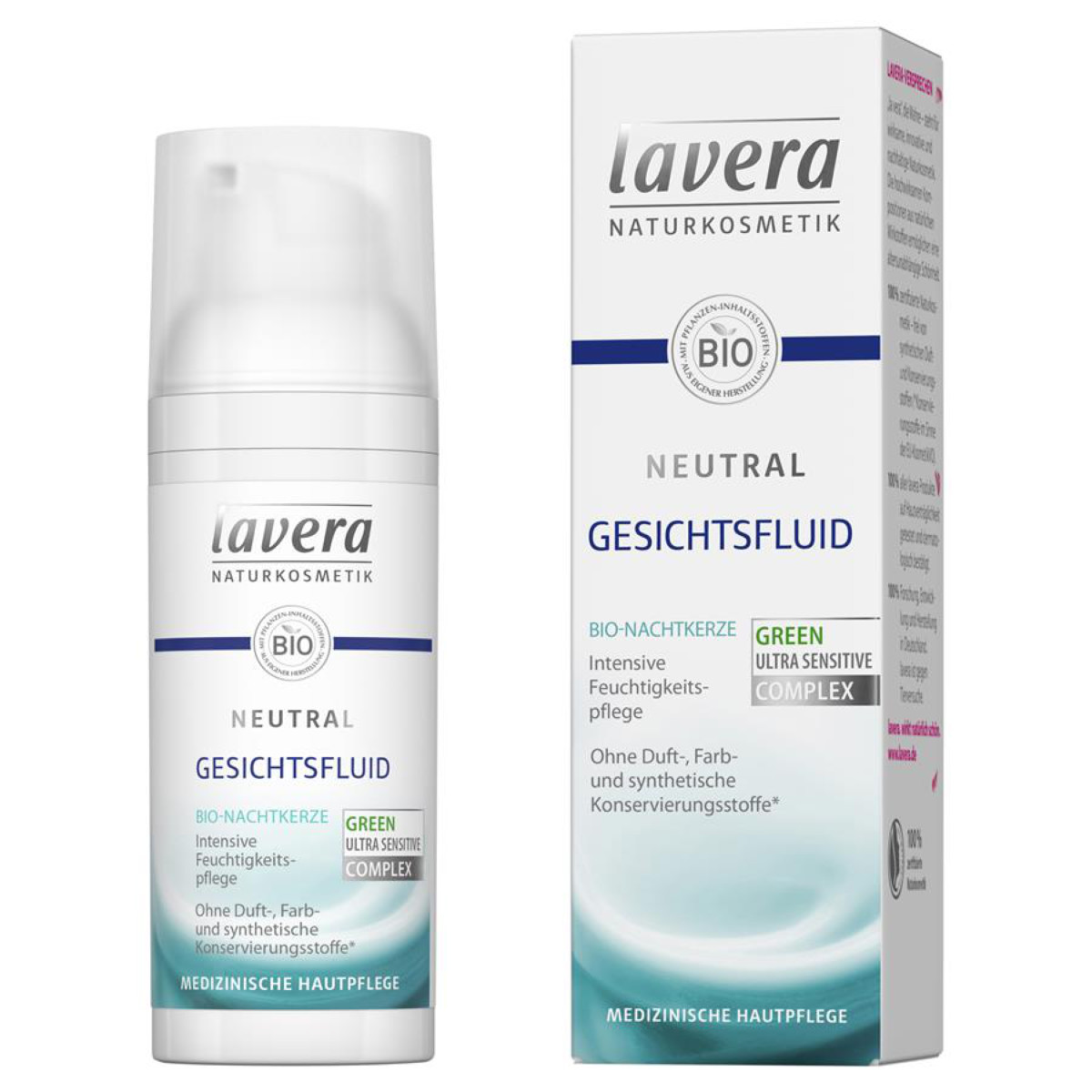 Pleťový fluid Neutral - Lavera Objem: 50 ml