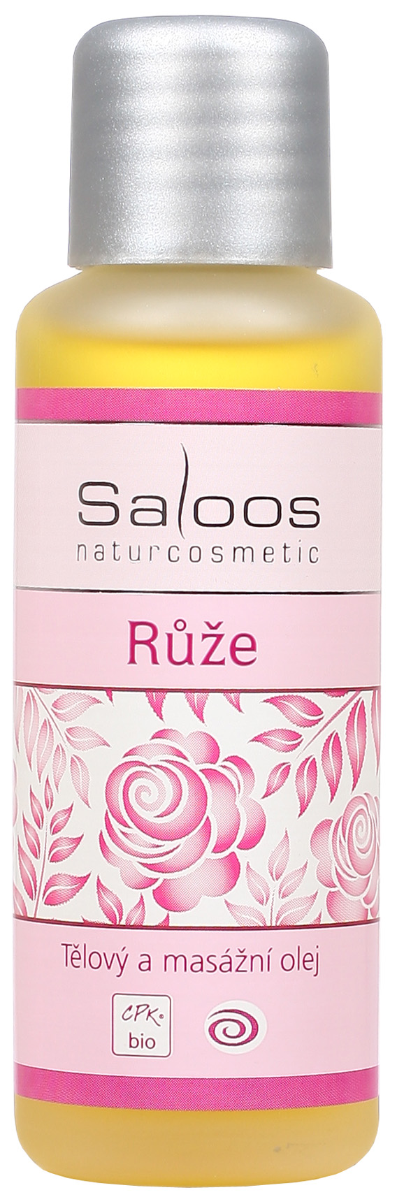 Masážny olej Ruža BIO SALOOS Naturcosmetics 50 ml