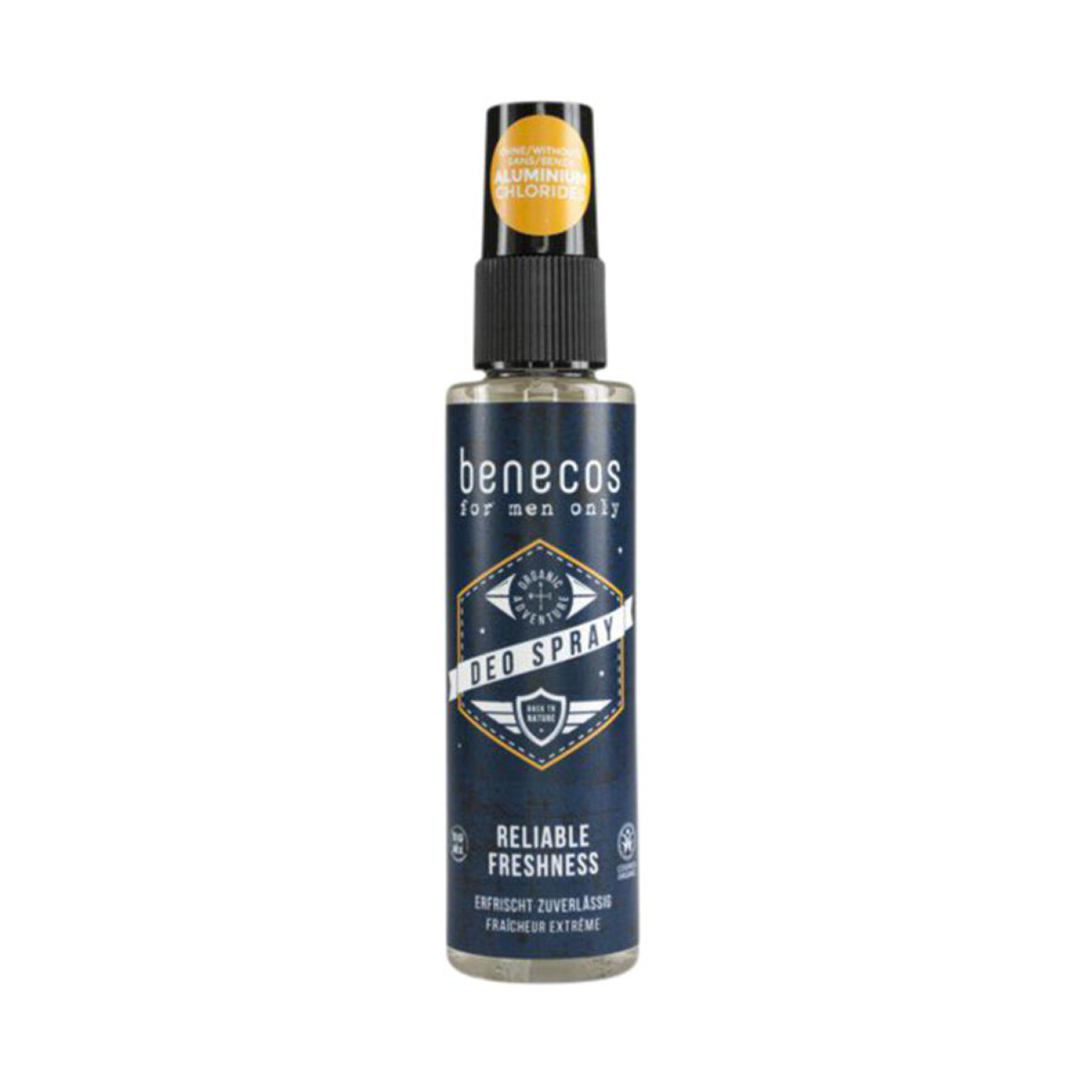 Prírodný deo sprej pre mužov Benecos Obsah: 75 ml