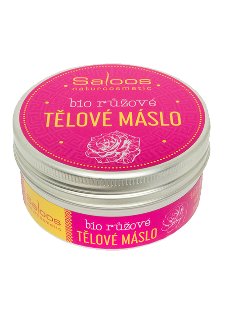 BIO ružové telové maslo Saloos Obsah: 75 ml