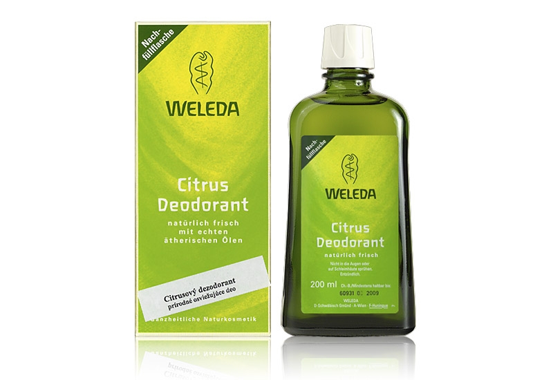 Citrusový deodorant Weleda - náhradná náplň Objem: 200 ml