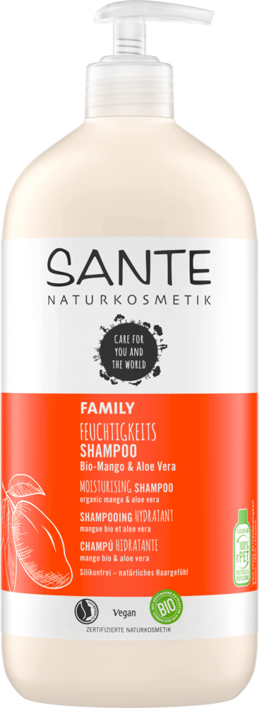 Hydratačný šampón bio mango & aloe vera - Sante Obsah: 500 ml