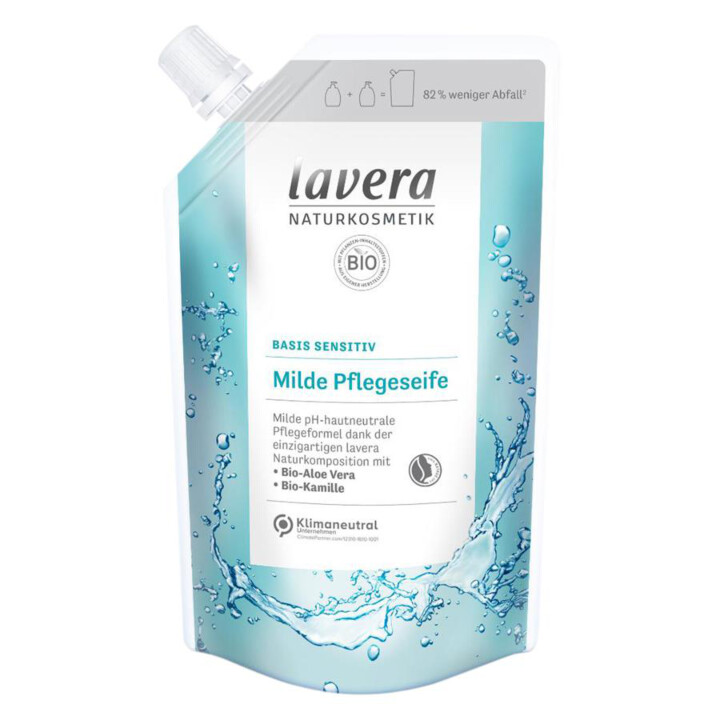 Lavera Jemné tekuté mydlo Basis Sensitive Náhradná náplň Obsah: 500 ml