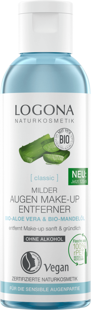 Jemný odličovač očného make-upu Logona Obsah: 125 ml