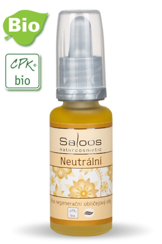 Neutrálny regeneračný pleťový olej - Saloos Objem: 100 ml