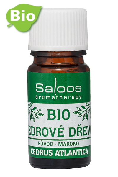 BIO cédrové drevo éterický olej - Saloos Obsah: 5 ml