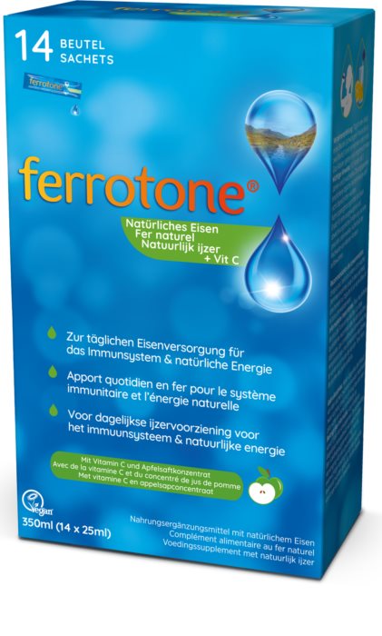 Ferrotone Ferrotone® Prírodný zdroj železa s jablkom Obsah: 1 balenie