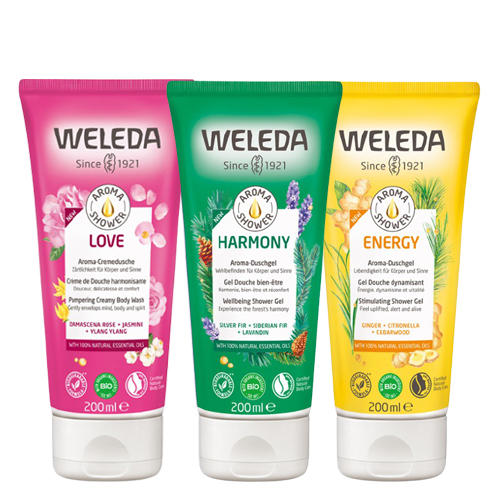 AROMA SHOWER SET 02 Weleda Obsah: 3 ks