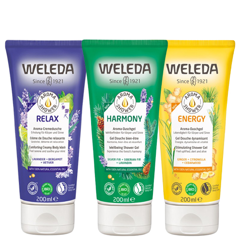 AROMA SHOWER SET 03 Weleda Obsah: 3 ks